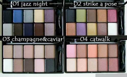 Paleta de Sombras 10 cores Nyx